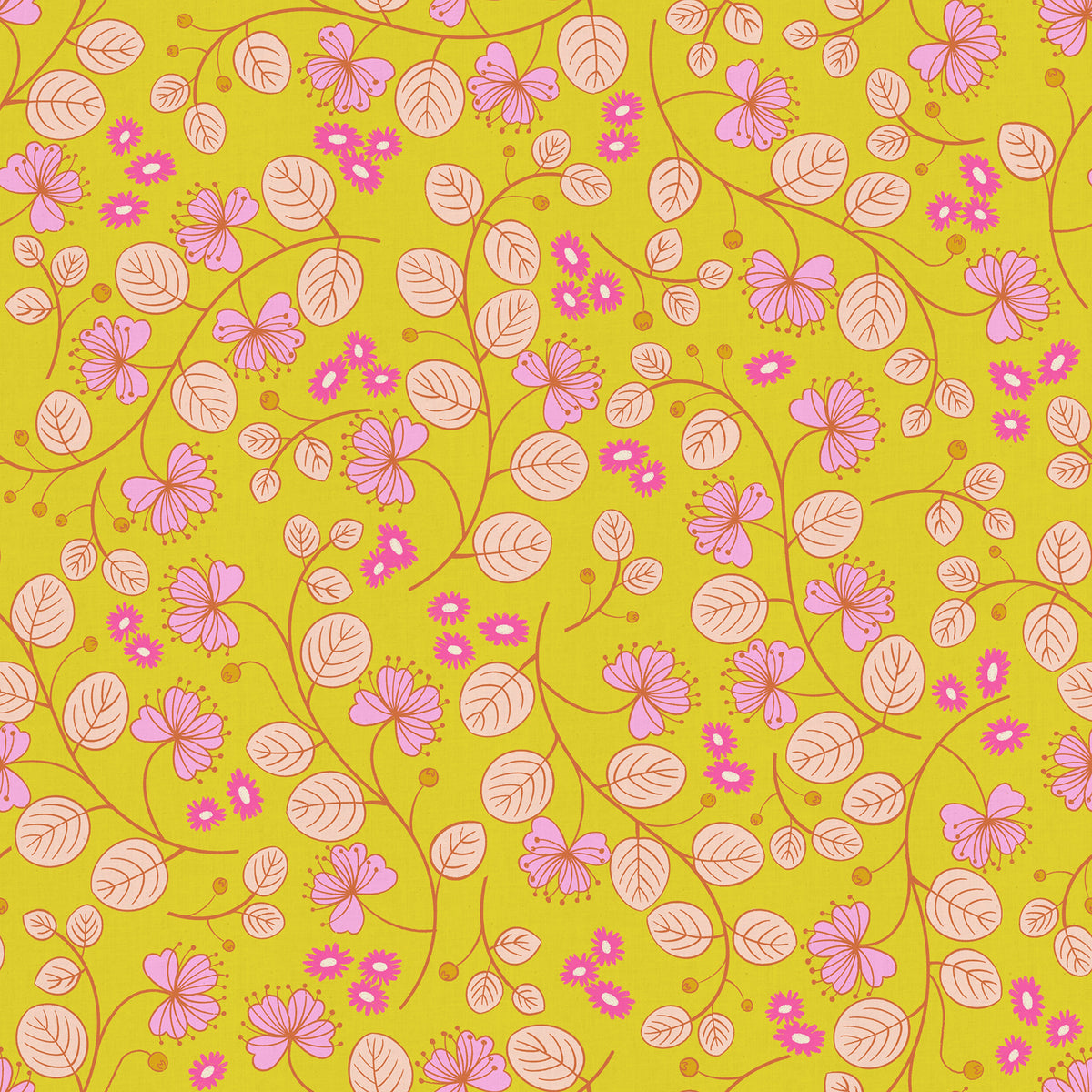 Caper Floral in Citron