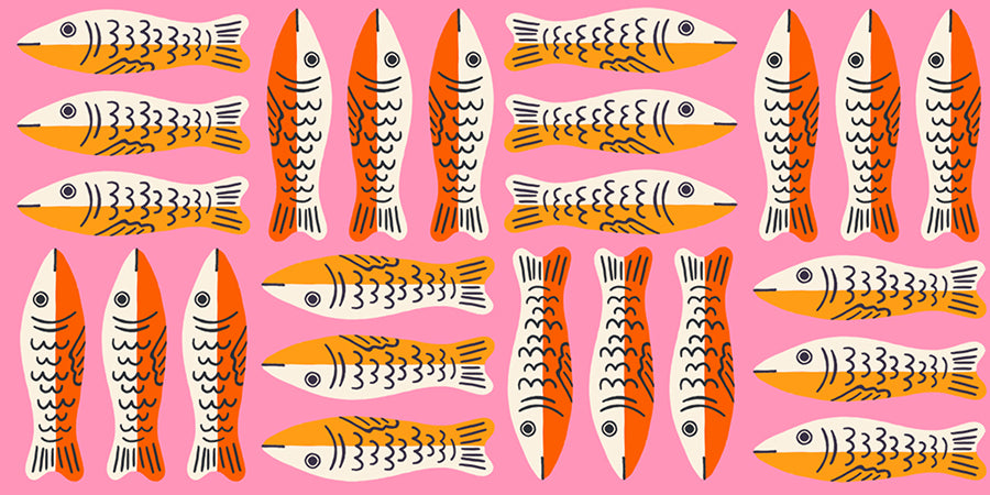 Little Sardines in Lucky Pink