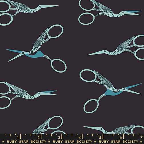 Stork Scissors in Soft Black