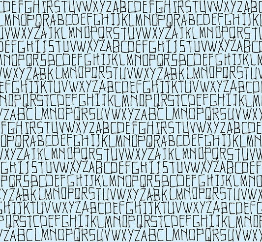 Alphabet in Ethereal