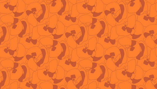 Sea Grapes in Orange CANVAS
