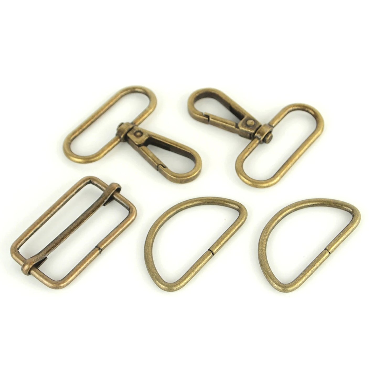 Basic Hardware Set, 1-1/2in Antique Brass