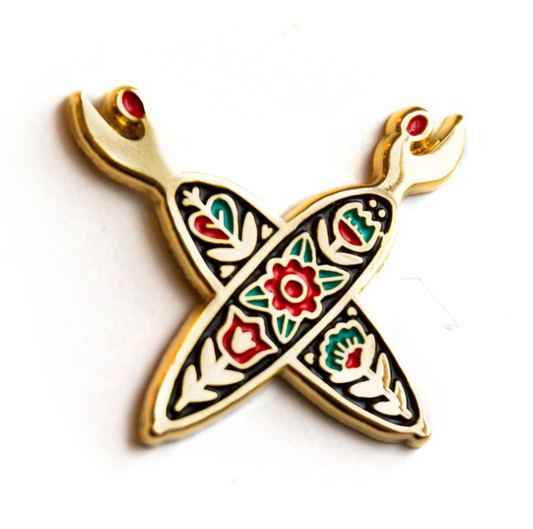 Seam Rippers Enamel Pin