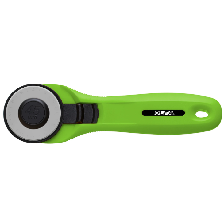 OLFA 45mm Quick-Change Rotary Cutter Lime