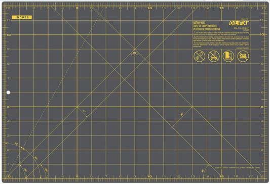 Olfa Grey Rotary Mat 12in x 18in