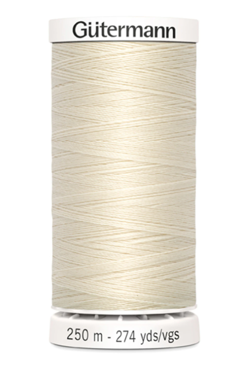 Sew-all Polyester All Purpose Thread 250m/273yds Eggshell