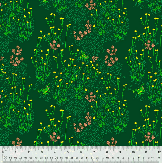 Tall Buttercups in Dark Green