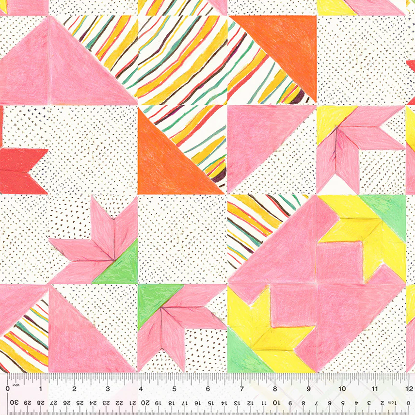 Bee's Quilt in White