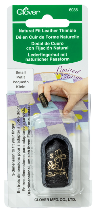 Natural Fit Leather Thimble Small