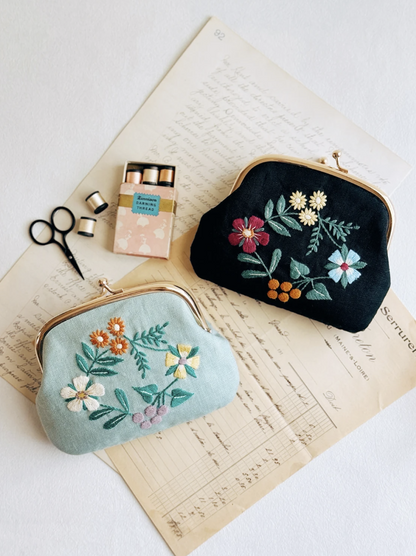 Vintage Floral Purse Kit