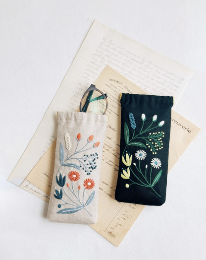 Wildflower Eyeglass Case Kit