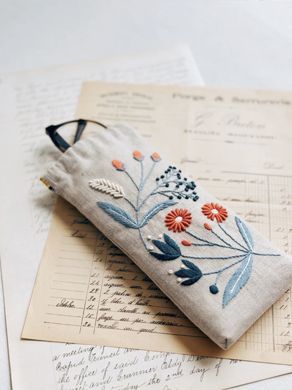 Wildflower Eyeglass Case Kit