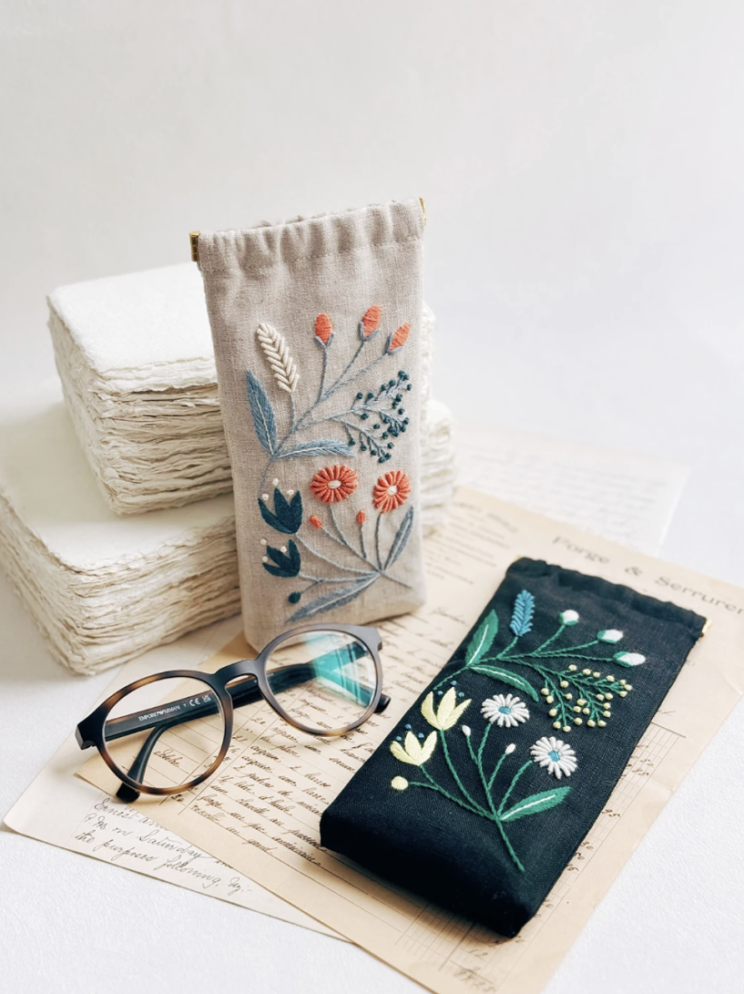 Wildflower Eyeglass Case Kit