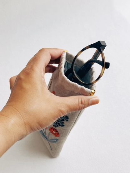 Wildflower Eyeglass Case Kit