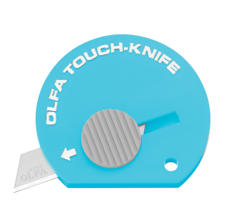 OLFA 28mm Aqua Quick Change Rotary Cutter & Bonus Touch Knife