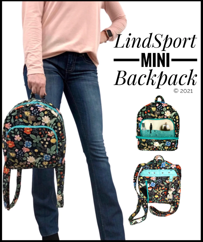 LindSport Mini Backpack PAPER PATTERN (includes video!)