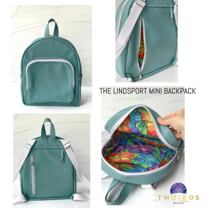 LindSport Mini Backpack PAPER PATTERN (includes video!)