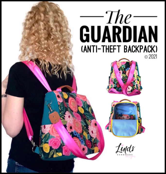 Guardian Anti-theft Backpack PAPER PATTERN (includes video!)