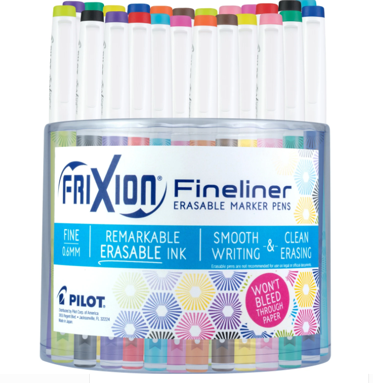 Frixion Fineliner Erasable Marker Pen