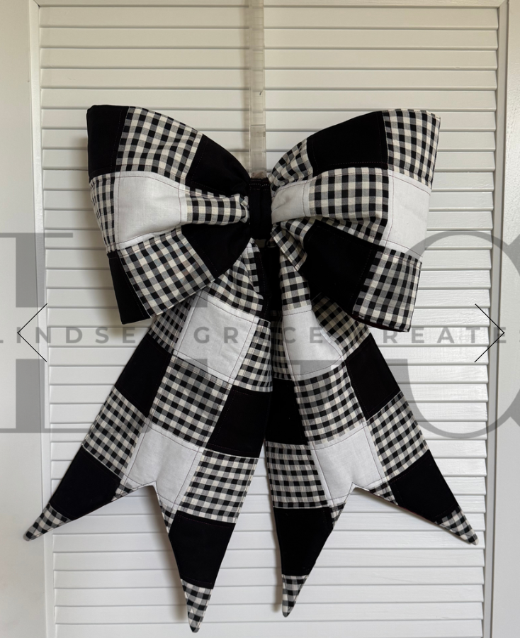 The Big Giant Reversible Quilted Bow PAPER PATTERN
