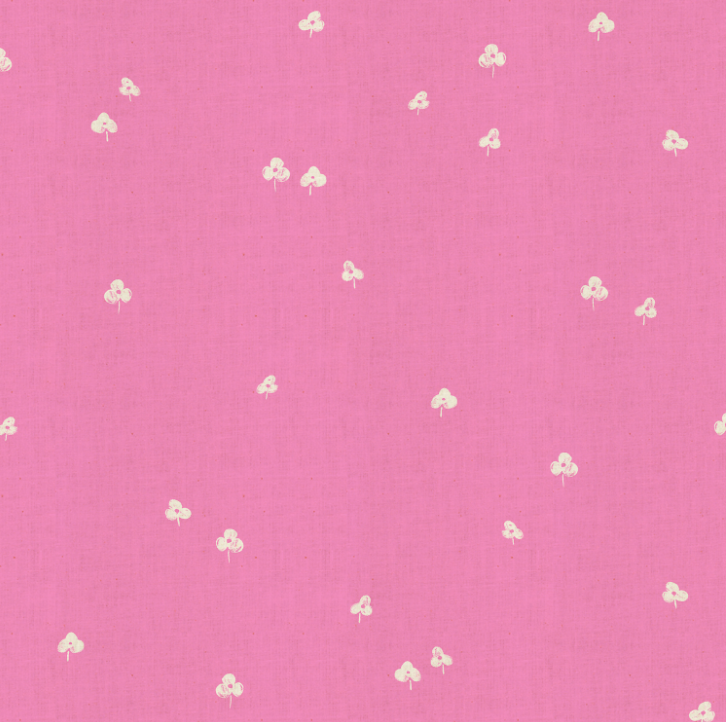 Clover and Over in Sweet Pea Unbleached