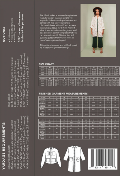 Ilford Jacket Pattern