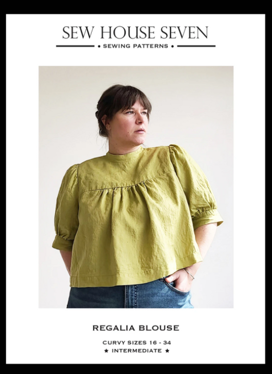 Regalia Blouse Curvy Pattern