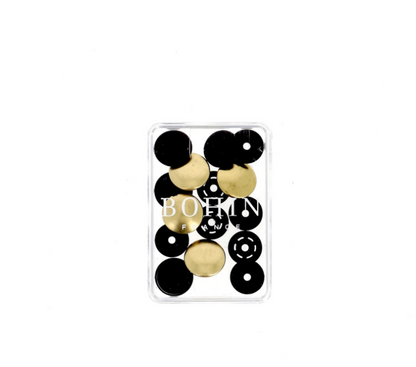 Tool-less Finger Snap - 1/2" Gold, 4 Piece