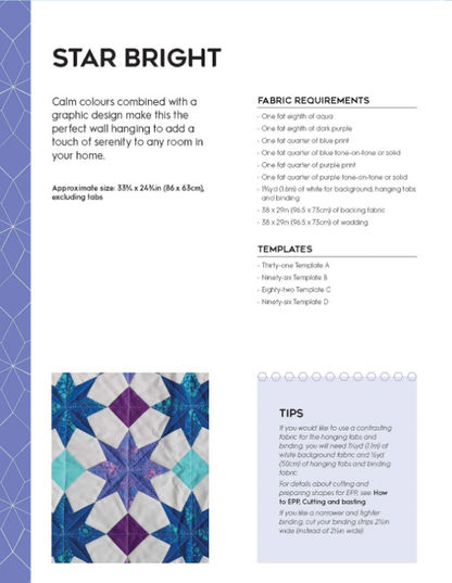 English Paper Piecing Workshop: 18 Epp Projects for Beginners and Beyond BOOK