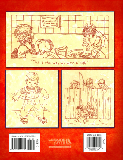 Work and Play Redwork Through the Day BOOK