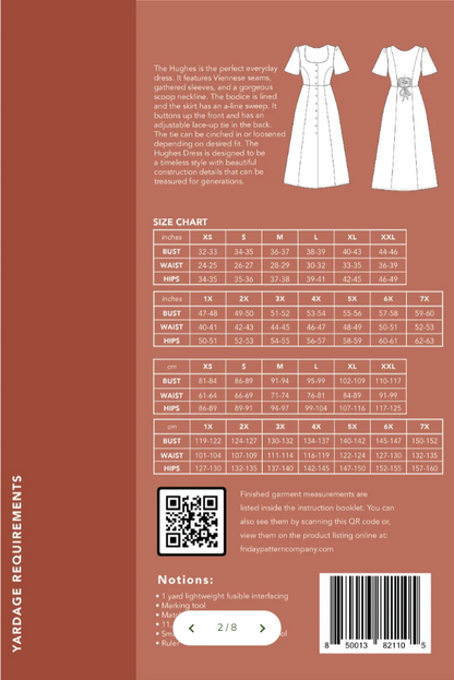 Hughes Dress - Printed Pattern