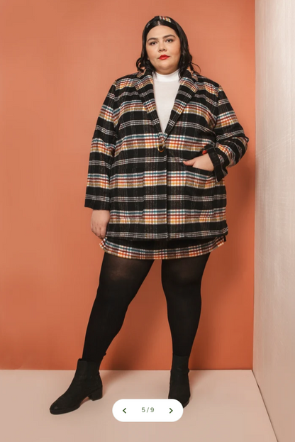 Heather Blazer - Printed Pattern