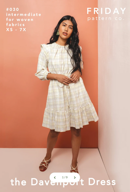 Davenport Dress - Printed Pattern
