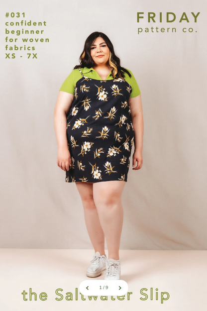 Saltwater Slip Dress - Printed Pattern