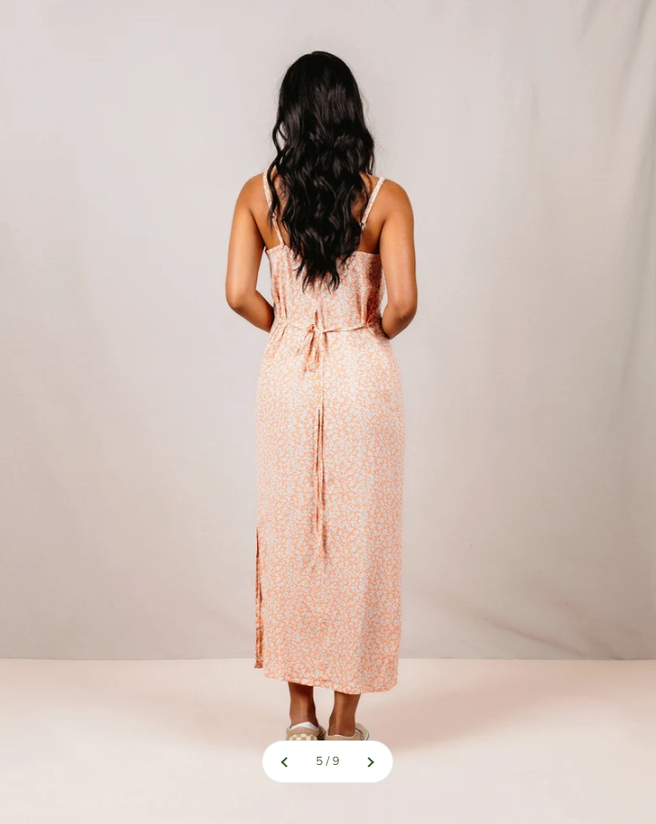 Saltwater Slip Dress - Printed Pattern
