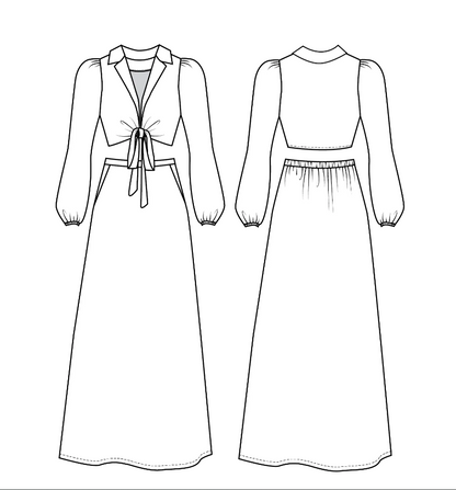 Saturday Skirt Set - Printed Pattern