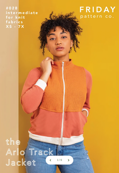 Arlo Track Jacket - Printed Pattern