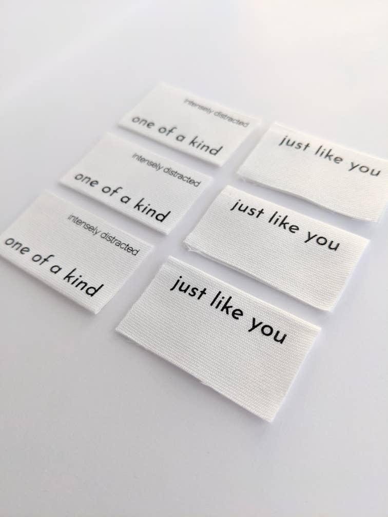 One Of A Kind, Just Like You | Cotton Luxe Labels
