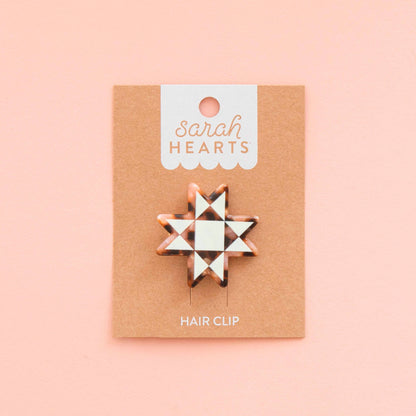 Quilt Star Hair Clip