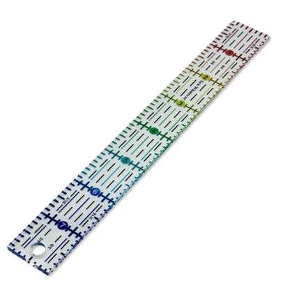 Rainbow Gradient | Clear - 8” x 1” Ruler