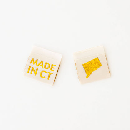 Made in My State Gold Woven Labels: Georgia