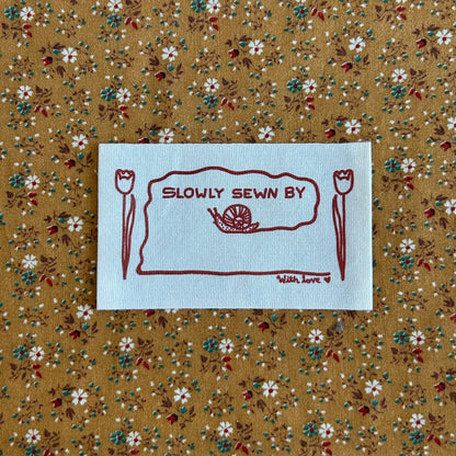 Sewn Slow Quilt Labels