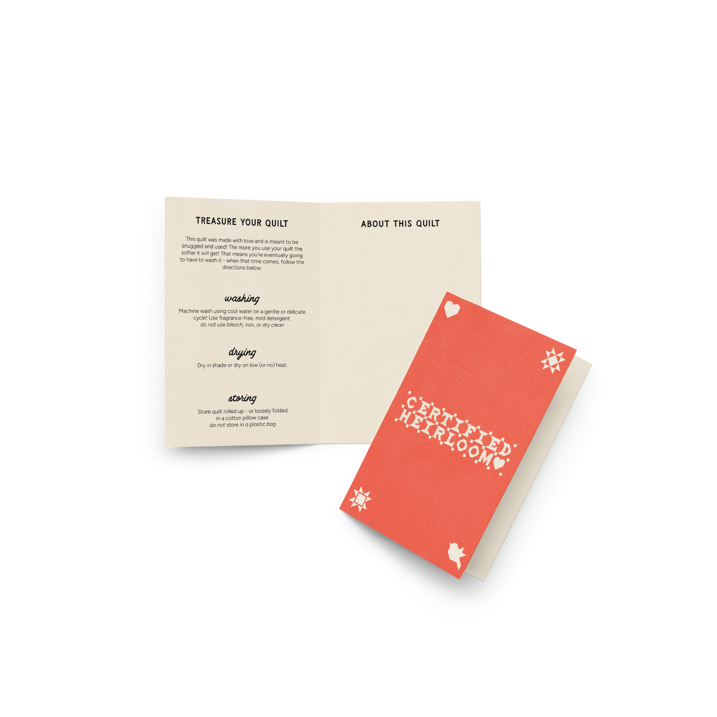 Certified Heirloom Greeting Card