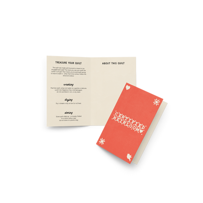 Certified Heirloom Greeting Card