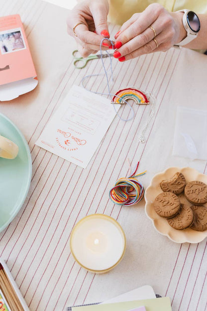 Rainbow Necklace Embroidery Board Kit