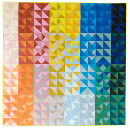 Color Chaos Quilt Pattern - Printed