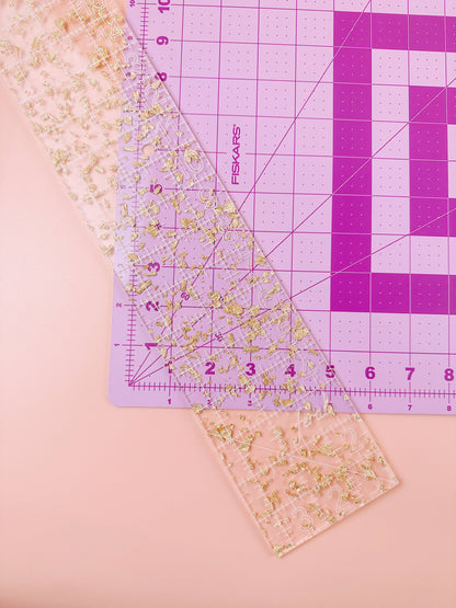 Fat Quarter Quilting Ruler : Confetti