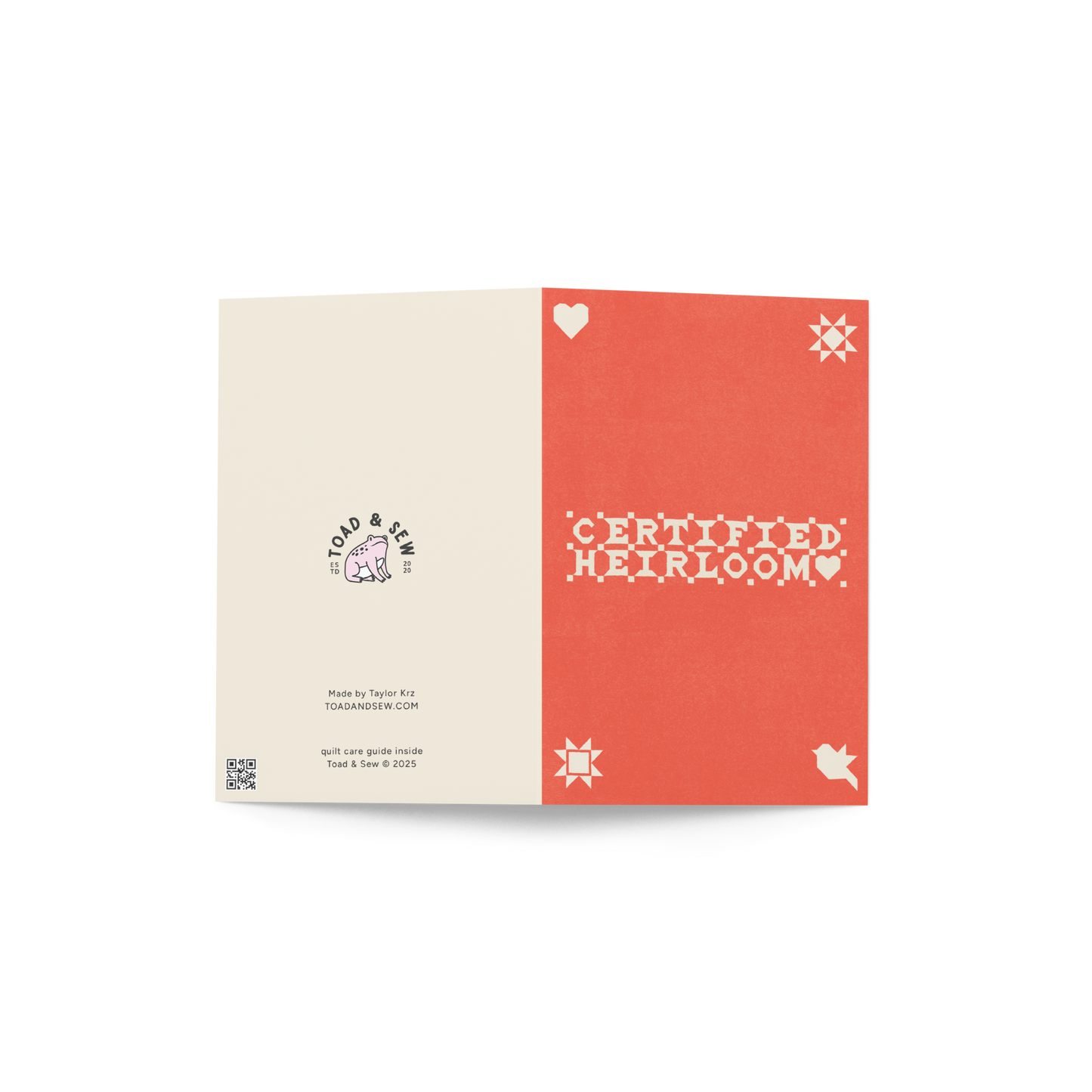 Certified Heirloom Greeting Card