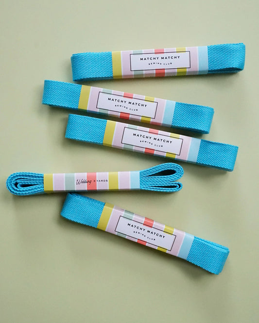 Turquoise Webbing: 3 yards