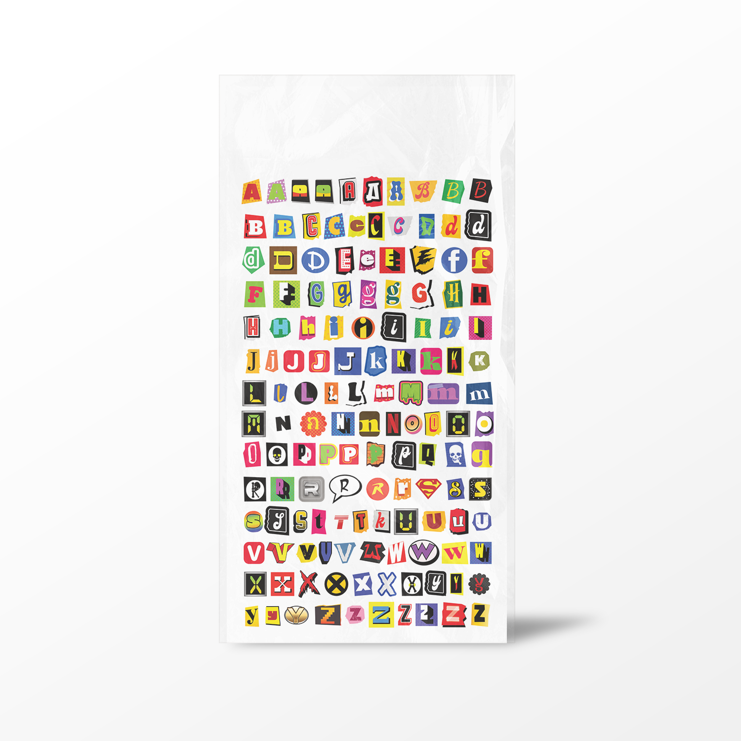 Letters Sticker Sheets – Cool People Sew